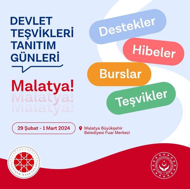 Malatya Büyükşehir Belediyesi, Fuar Merkezi'nde Devlet Teşvik Tanıtım Günleri düzenliyor