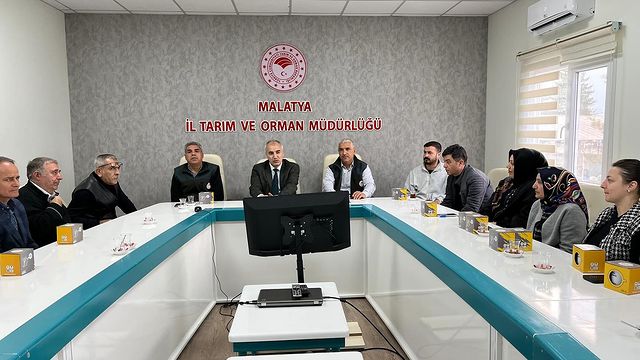 Malatya Tarım ve Orman İl Müdürlüğü, İdari ve Mali İşler Şube Müdürlüğü Personeli ile Toplantı Düzenlendi