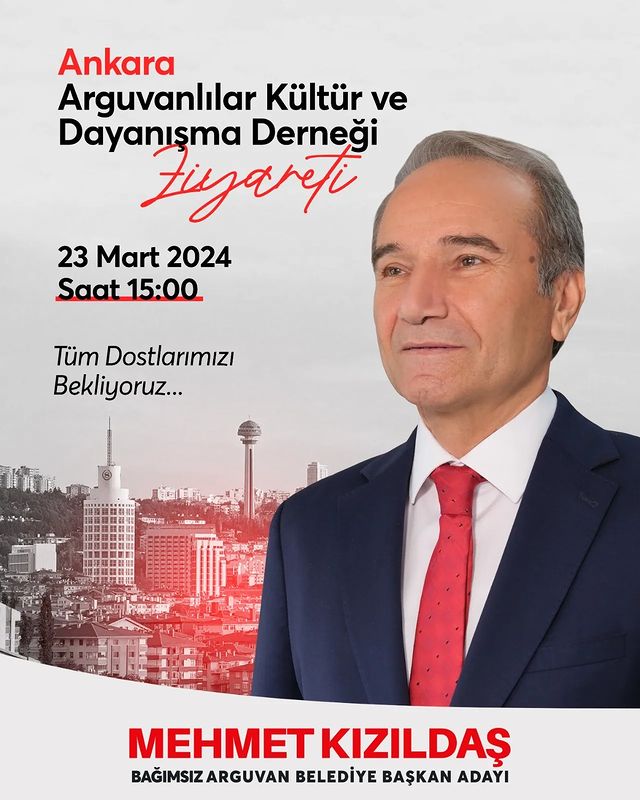 Arguvan Belediye Başkan Adayı Mehmet Kızıldaş, Arguvanlılar ile Toplantıda Buluşuyor