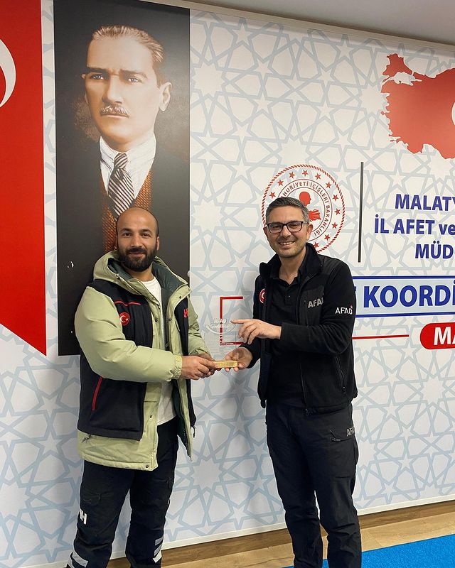 Malatya Arama Kurtarma Ekipleri Antalya'da Ödüllendirildi