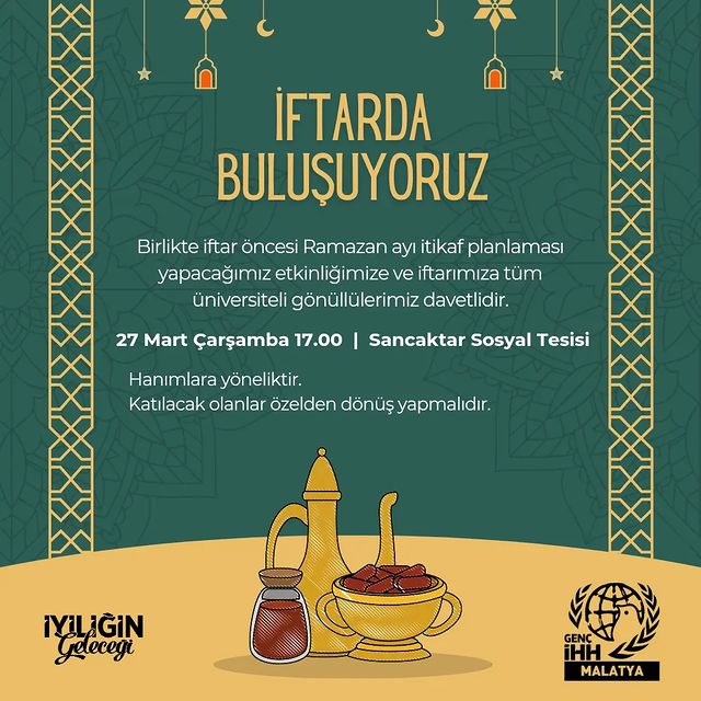 Genç Gönüller Malatya'da Ramazan Ayının Maneviyatını Paylaşacak