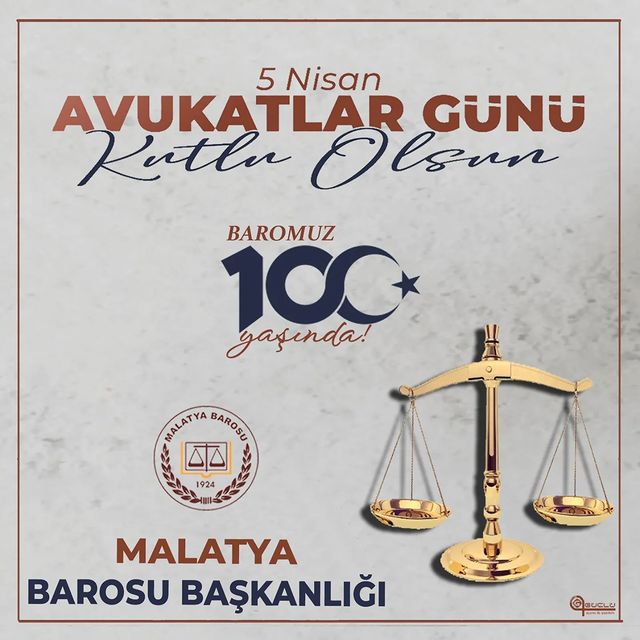 Malatya Barosu, Avukatlar Günü'nü kutladı ve avukatları halkın temsilcileri olarak vurguladı.