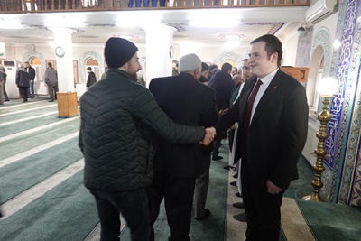 Kaymakam Fikri BADİOĞLU, Hacı Osmanağa Camii'nde Bayram Namazı Kıldı