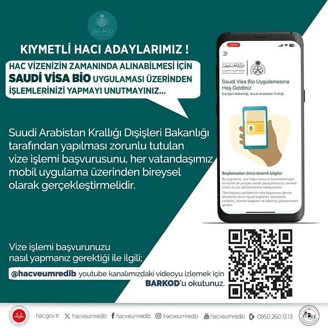 Malatya Hacı Adaylarına Önemli Uyarı: 2024 Hac Vizesi İçin Mobil Uygulama Zorunlu!