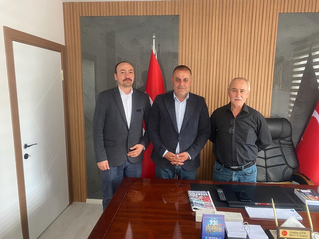 Samimi ziyaret Malatya MHP İl Başkanlığı'nda gerçekleşti